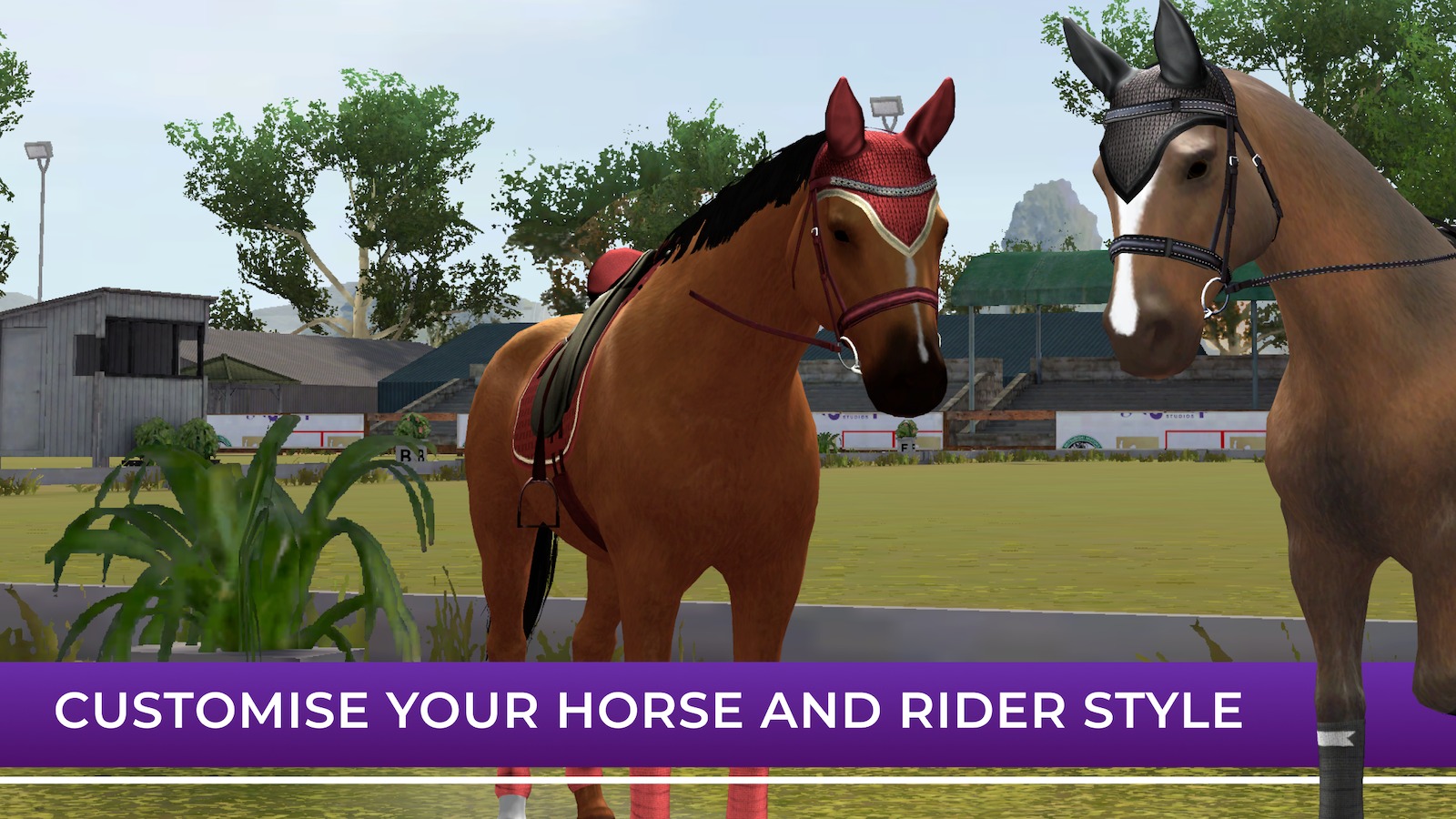 Customize your horse and rider style in GoGallop