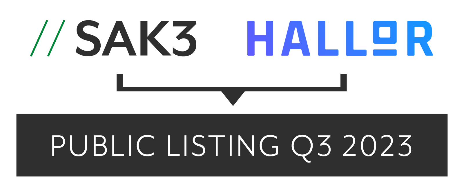SAK3 and Hallor Public Listing